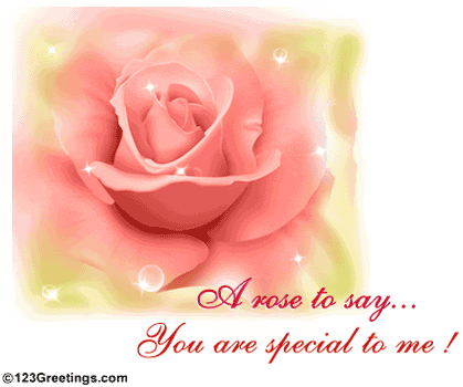 {A rose to say...you are Special!}